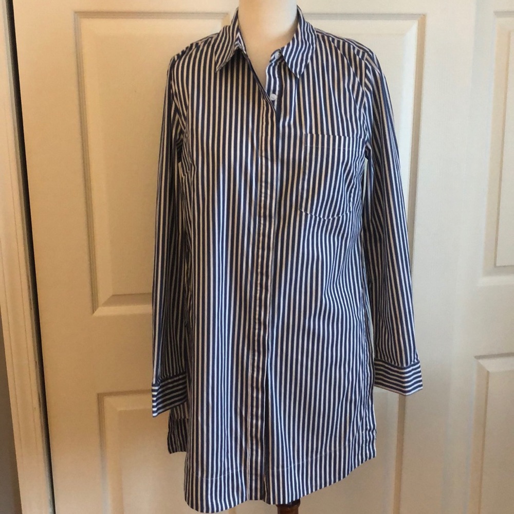 Marled stripped blouse. Size M